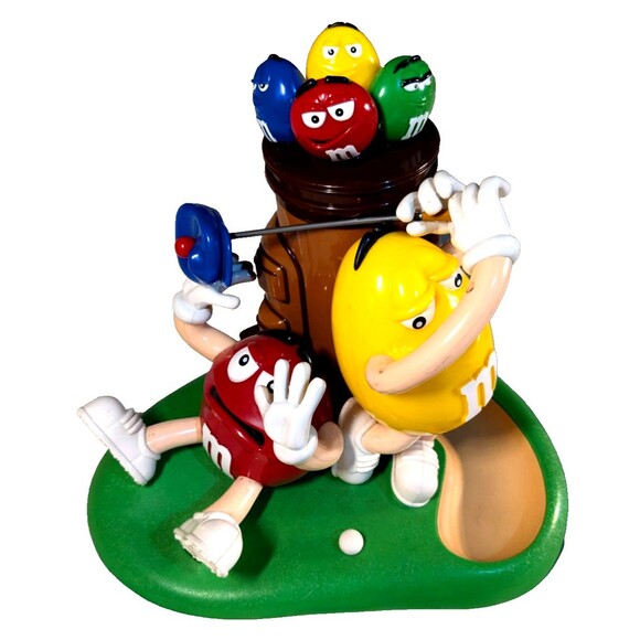 M&Ms Candy Dispenser Golf Theme - Picture 1 of 5